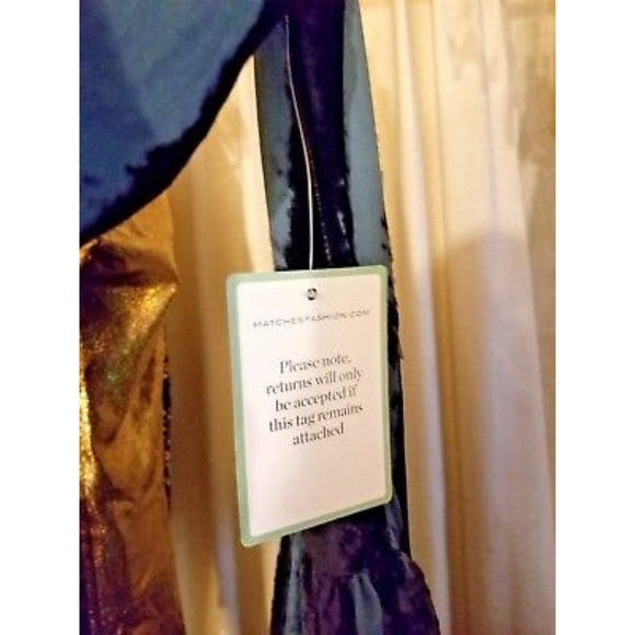 Elie Saab Lace Trimmed Devore Chiffon Gown - Picture 6 of 8